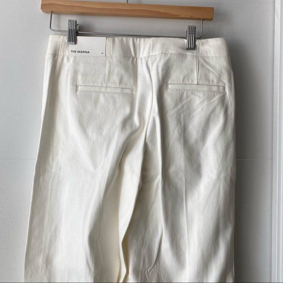 Ann Taylor Marina Wide Leg White Trouser- NEW WITH TAGS- Never Worn! - Picture 4 of 6